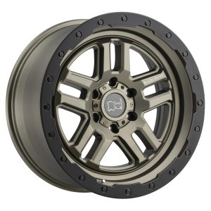 17X8.0 5X120/30 BLACK RHINO BARSTOW  MATTE BRONCE W/MACHINE