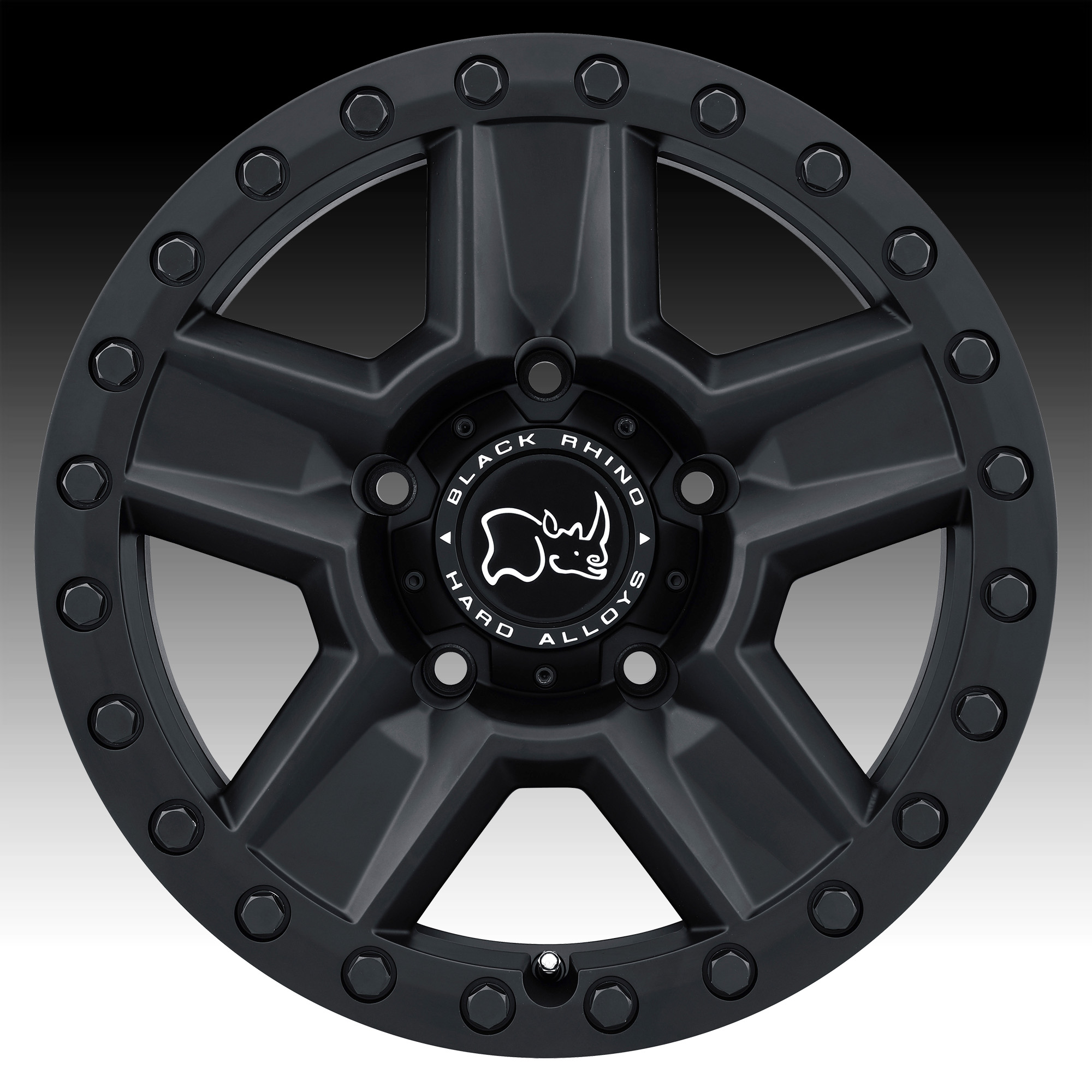 17X8.5 6X139.7/-18 BLACK RHINO RAVINE MATTE BLACK