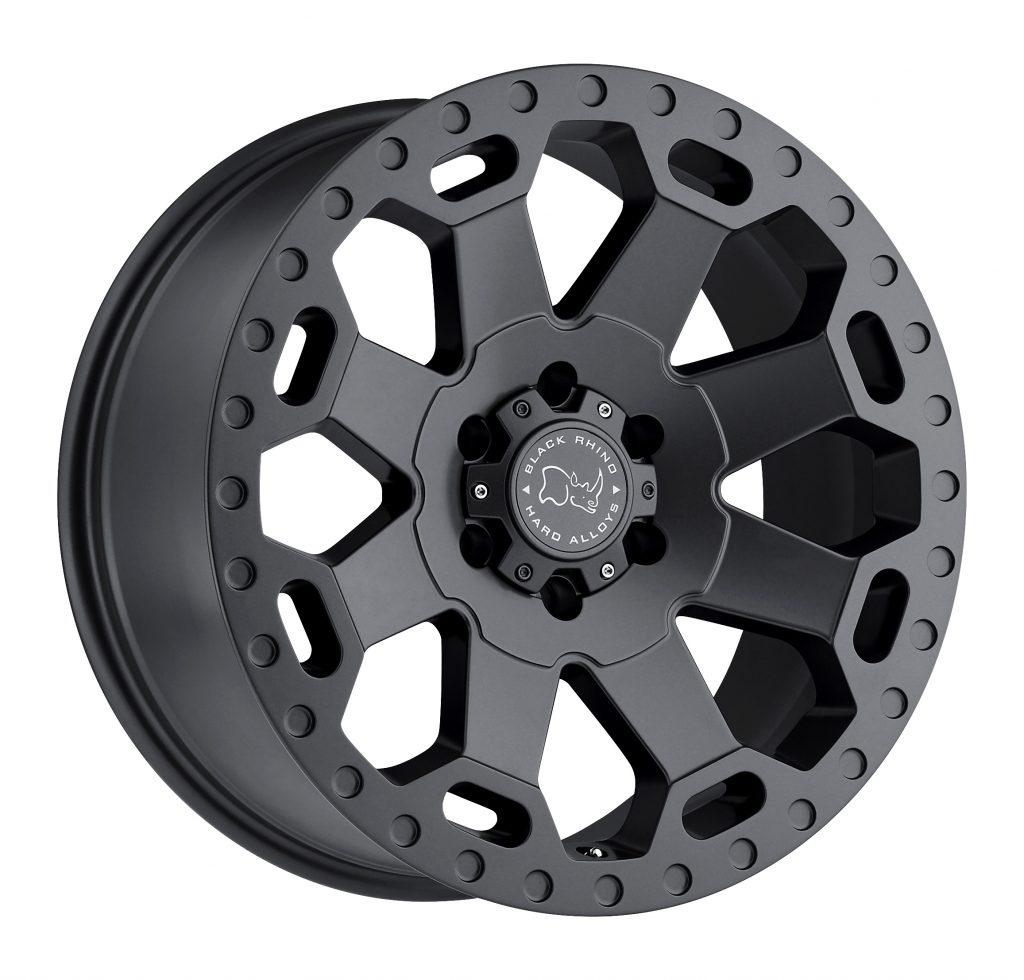 17X8.0 5X120/35 BLACK RHINO WARLORD MATTE GUNMETAL