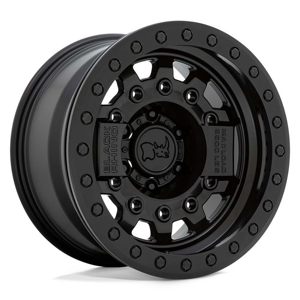 17X8.5 6x139.7/-30 BLACK RHINO AVENGER BEADLOCK MATTE BLACK