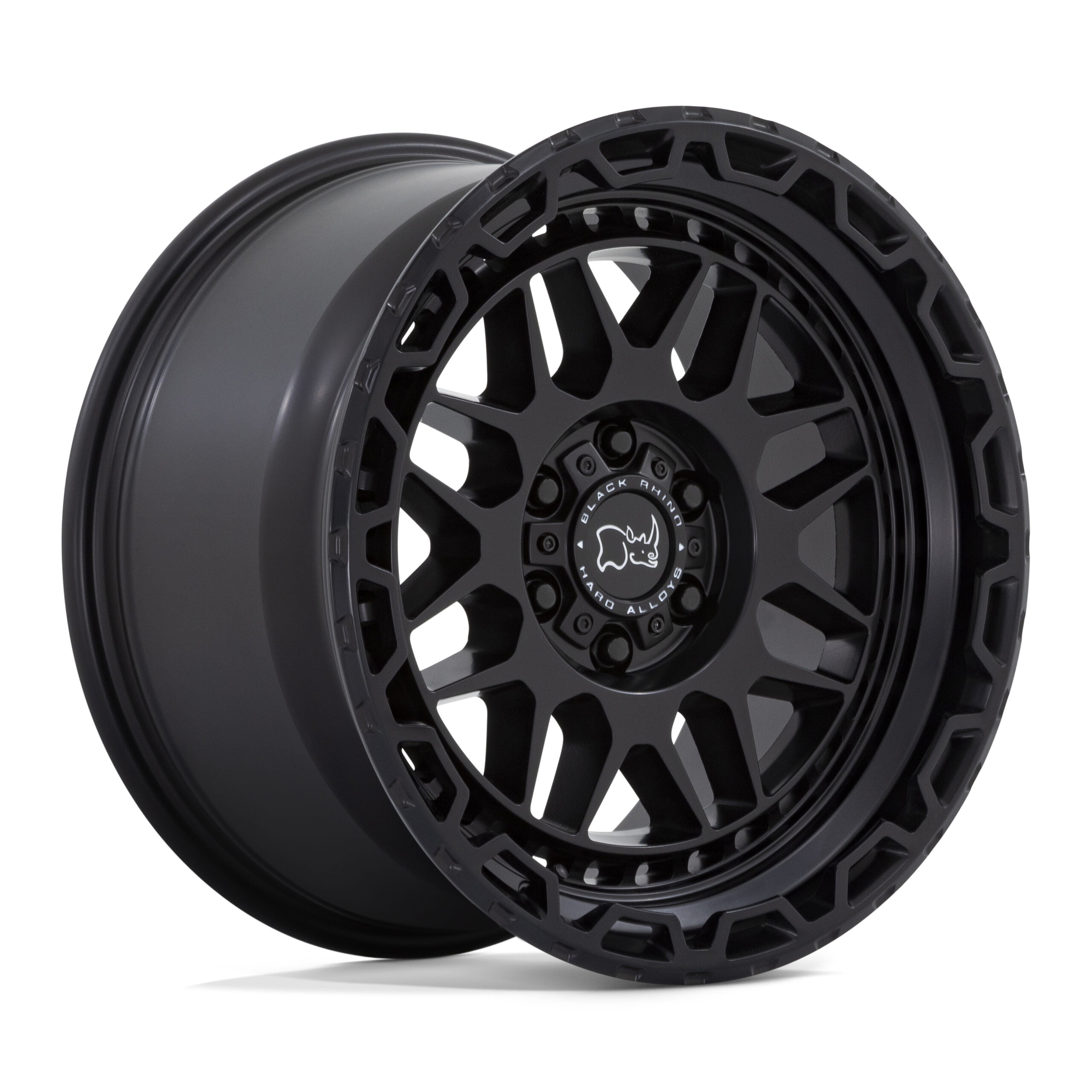 17X9.5 5X127/-12 BLACK RHINO HOLCOMB MATTE BLACK