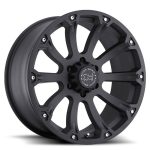 20X9.0 6X135/12 BLACK RHINO SIDEWINDER MATTE BLACK