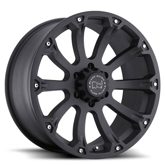 20X9.0 6X135/12 BLACK RHINO SIDEWINDER MATTE BLACK