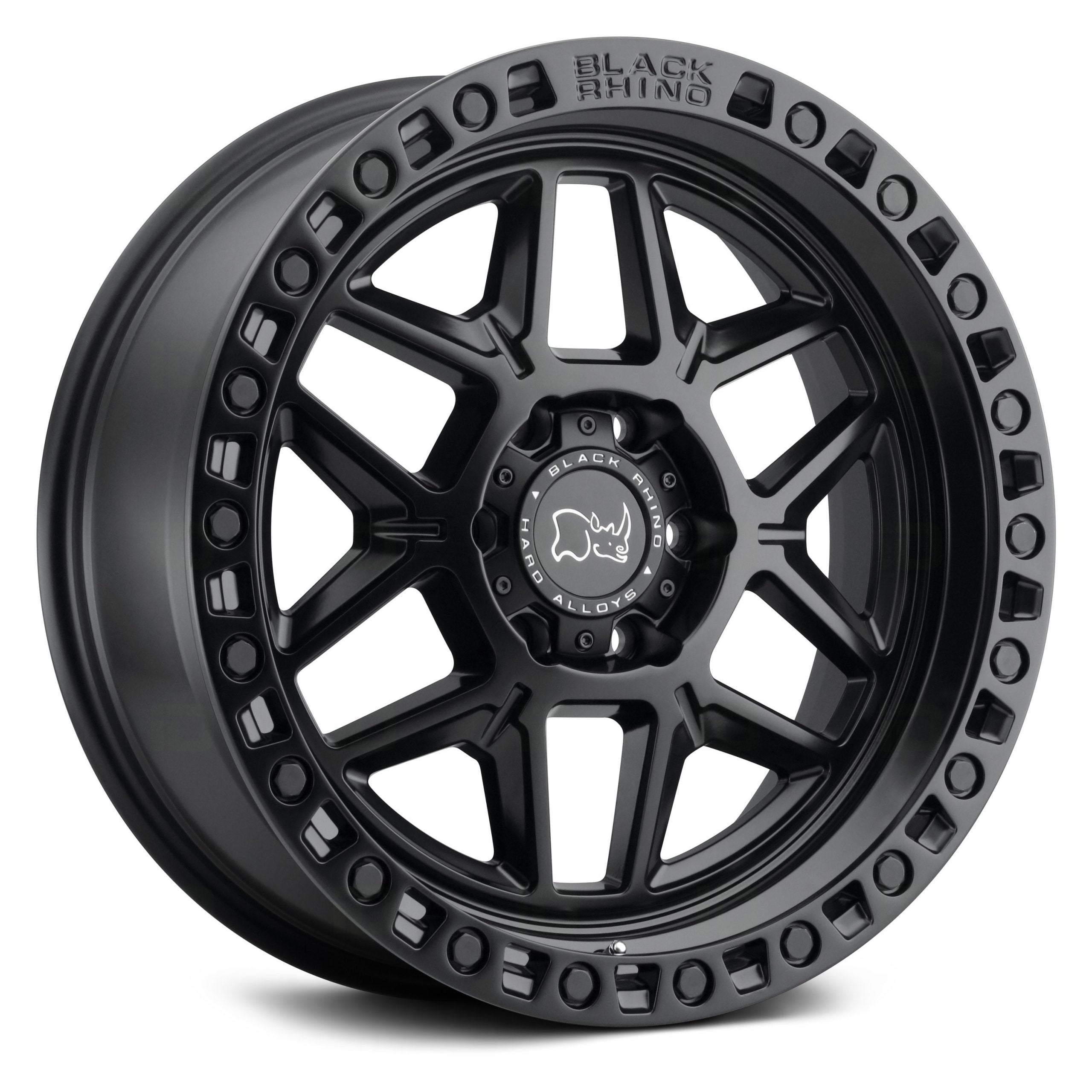 20X9.0 6X135/12 BLACK RHINO KELSO MATTE BLACK W/BLACK BOLTS