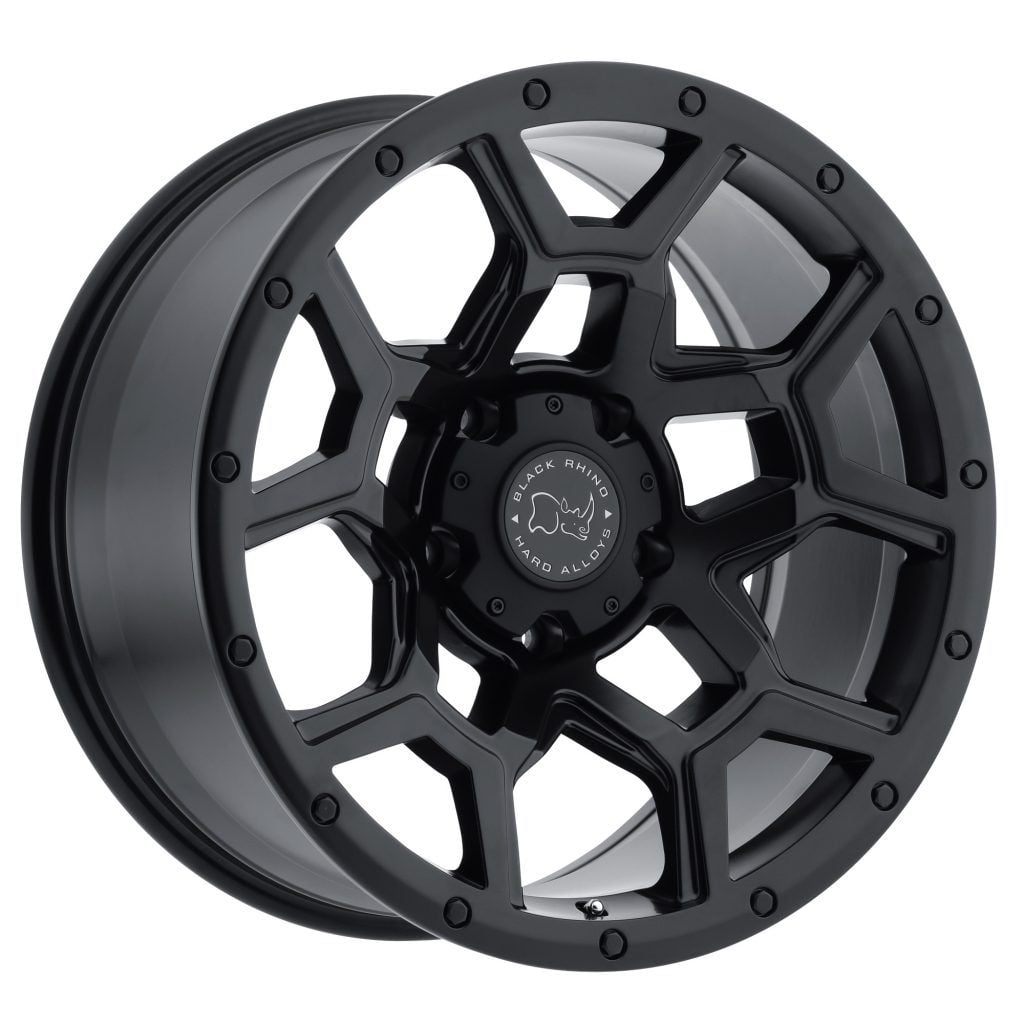 20X9.5 6X139.7/06 BLACK RHINO OVERLAND MATTE BLACK