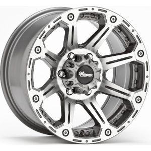 17X8.5 5X50 /6 DICK CEPEK DC TORQUE GUN METAL